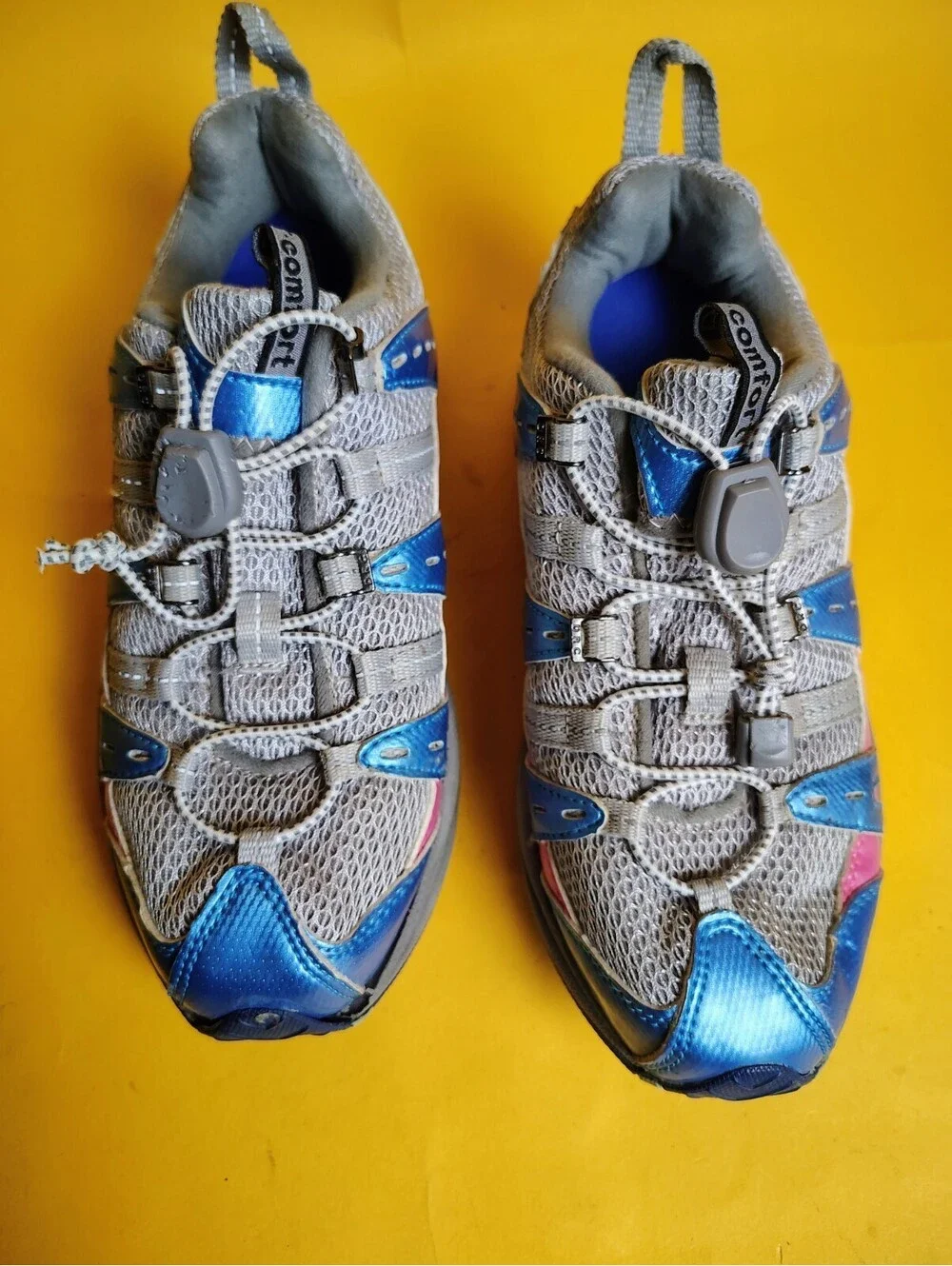 Dr Comfort Refresh 3976 Blue Pink Orthopedic Diabetic Women's Size 6.5 M Used